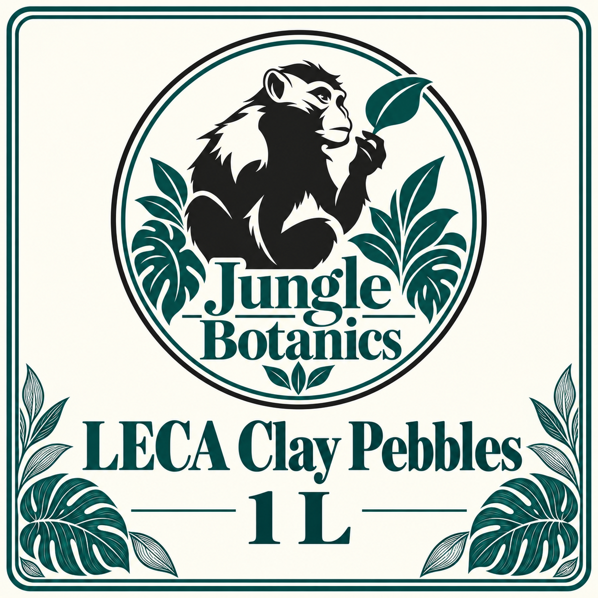 LECA Clay Pebbles 8–20mm 1L by JungleBotanics