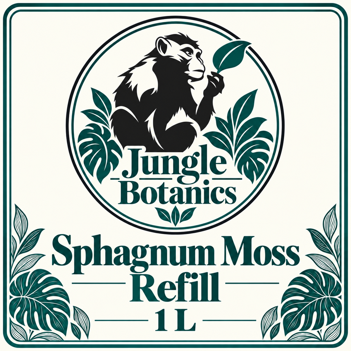 Long-Fibre Sphagnum Moss Refill 1L by JungleBotanics